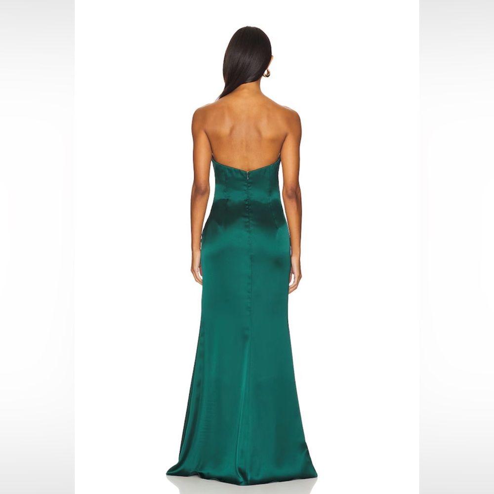 NWT Katie May Taylor Long Gown in Rainforest Green (XS) - Picture 3 of 11